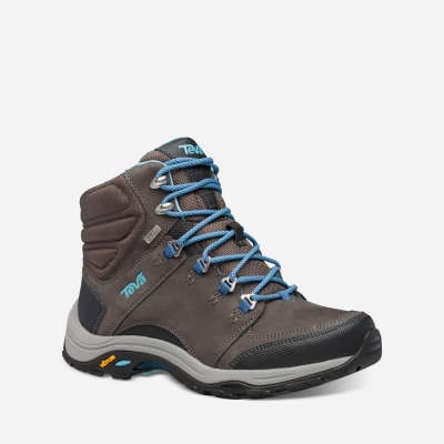 Teva Montara Mid eVent Women's Dark Grey Boots CA77280 Canada Online